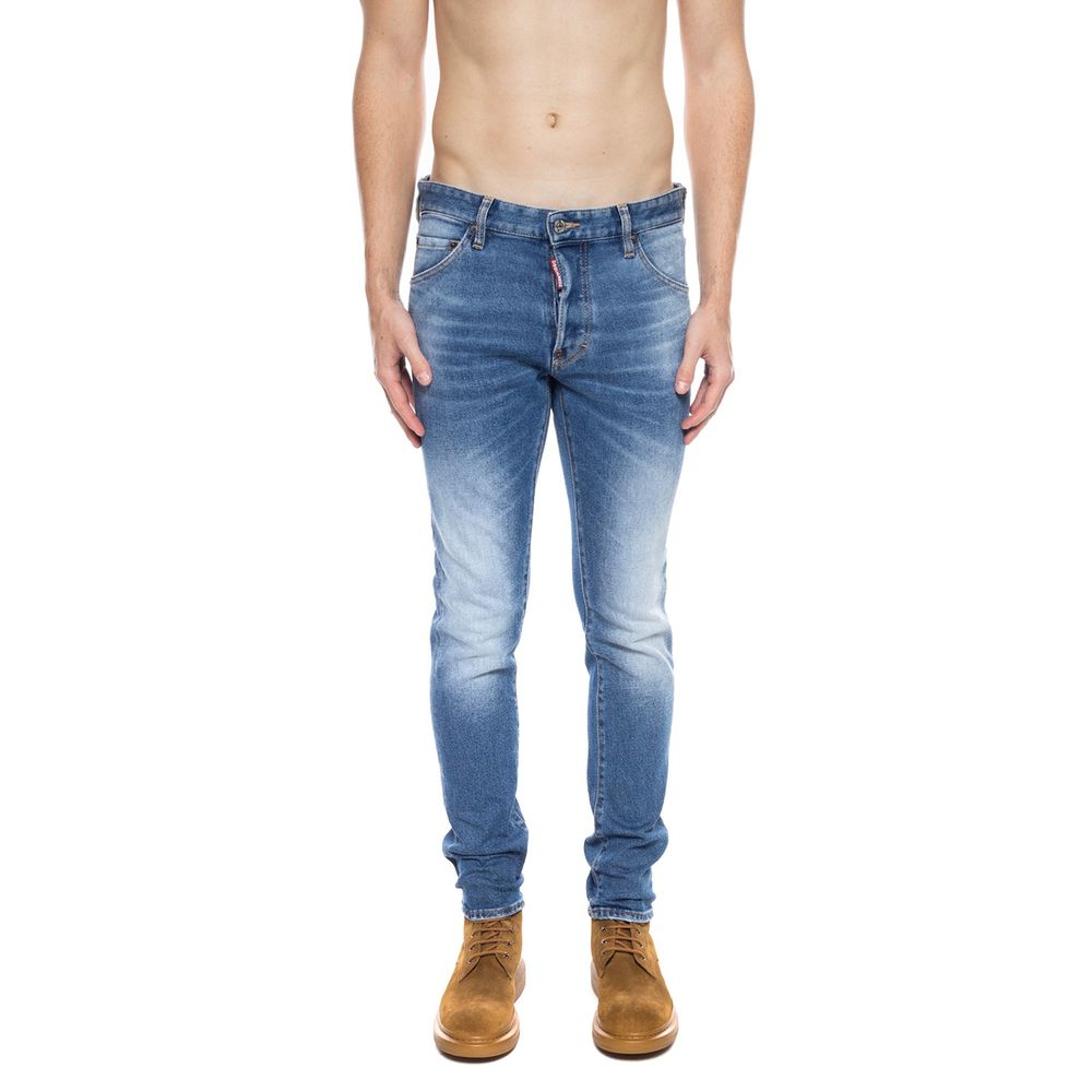 Dsquared² Erkek Mavi Pamuklu Kot Pantolon